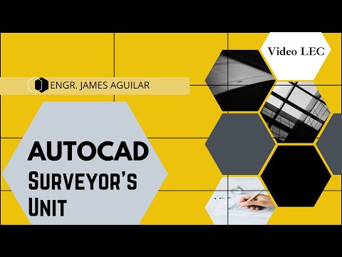The Surveyors UNITS in AUTOCAD