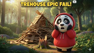 Pogo’s Epic Treehouse Fail! 🐼🪵 (Funny AI Animation)