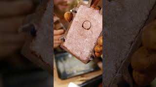Sand Casting a ring in sterling silver #shorts #diy #sandcasting #jewellerydesign #metalworking