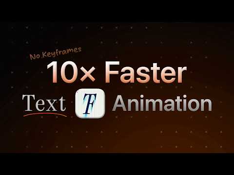 This DaVinci Plugin Animates Text 10× Faster