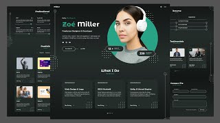 Portfolio Website - Create a Responsive Personal Portfolio Website Using HTML CSS & JavaScript