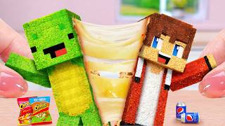 Best Of Mini Food 🍟 How To Make JJ & Mikey Shaped Cheese Chicken 🍝 Tina Mini Cooking