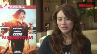 Rencontre avec Olga Kurylenko pour le film Code Momentum (e-cinema)