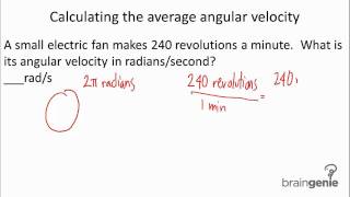 3.1.4.1 Calculating the average angular velocity