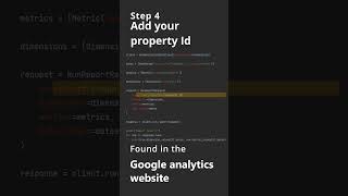 Its easy to extract Google analytics Data with python  #googleanalytics