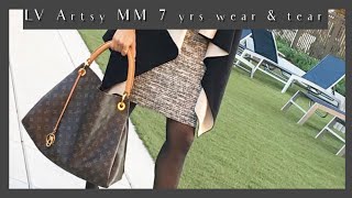 Louis Vuitton Artsy MM Review | 7 years Wear & Tear!
