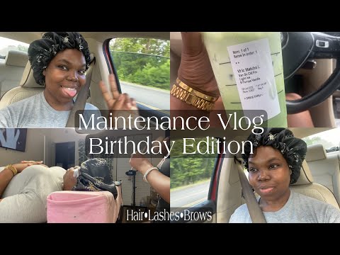 Maintenance Vlog ((Birthday Edition)) + Mini Rainbow Haul || MzMesha Jae
