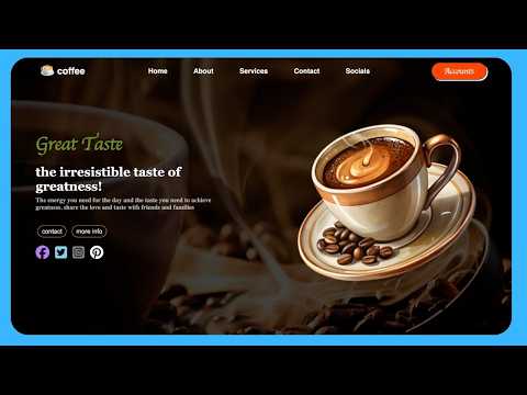 How To Create A Simple Landing Page Using HTML & CSS ONLY!    Step by step Guide