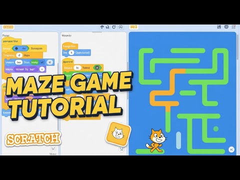 Scratch Maze game tutorial | Fun Coding Project for Beginners#scratch #scratchtutorial #games