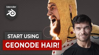 Get into Geometry Node Hair Fast (Blender Tutorial)