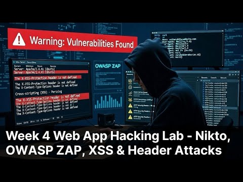 Nikto + OWASP ZAP Tutorial | Finding & Exploiting Web Vulnerabilities (Week 4 Assignment)