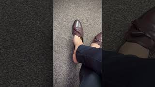 Shoe Dangle - Sockless Fashion Male #sockless #loafers #shoedangle