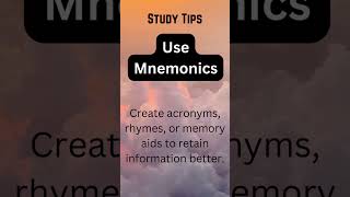 Use Mnemonics to Boost Your Memory #memoryboost