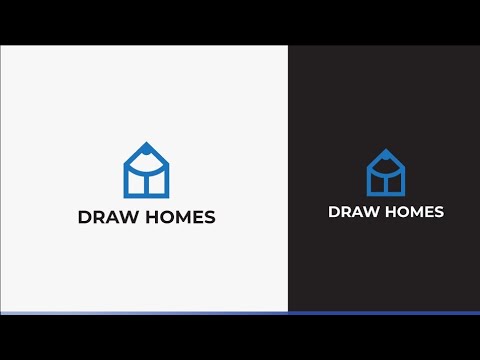 Draw Home - Logo Design | illutrator 2020