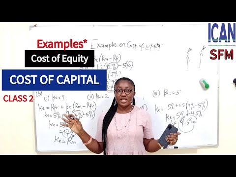 COST OF CAPITAL: Cost Of Equity Questions (ICAN SFM)