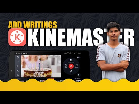 KineMaster me Nayi Writing kaise add kare || How to add text in #KineMaster #text