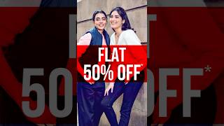 Flat 50% OFF