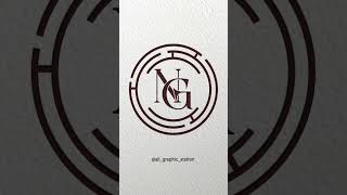 "NG" Logo design #shorts #design #logodesigner #art #entertainment #trending