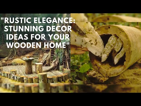 Rustic Elegance: Stunning Decor Ideas for Your Wooden Home #pakistan #india