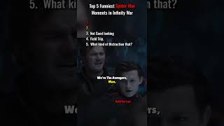 Top 5 Funniest Spider Man Moments in Infinity War. 😂