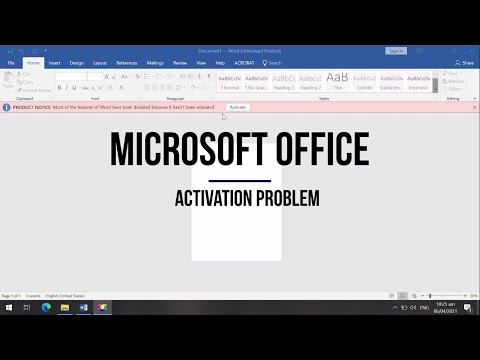 How To Activate Microsoft Office Free 2021 l MS office activation