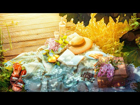 Summer Picnic 🌼☀️ Nature Ambience, Birds Singing, Calm River Sounds for Relaxation 🌷💖 10 Hours