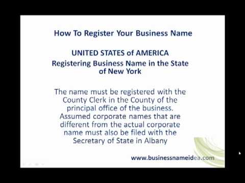Registering business name in the State of Nevada