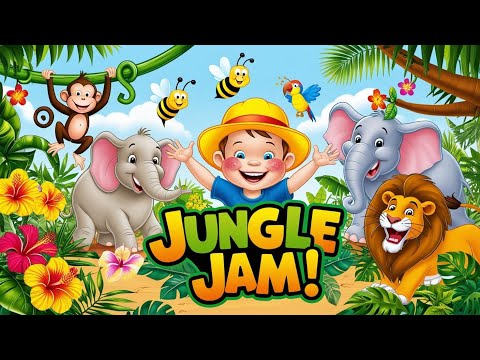 Jungle Jam | Poem for kids | Rhythmic Song, Children's Music, Kids Rhythm & Poems