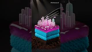 ASMR cake Ai video #cake #asmr #SatisfyingVideo #CakeArt #relaxing #cakeasmr #asmrsounds #trending