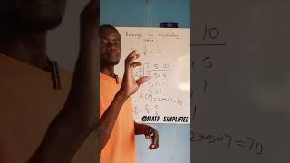 Order of fractions 🔥 #mathsimplified #basicproblems #education #orderoffractions