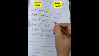 Basic VS Better english #logicexplorations            #shorts #englishadvanced #viralshort