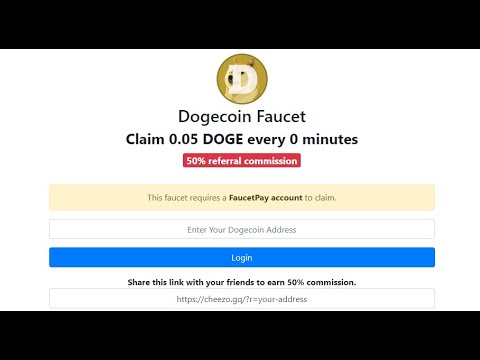 Earn Free Crypto - Crypto Faucet Claim 70.000 Dogetoshi with No Timer