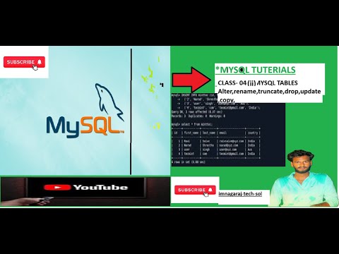 class-4(ii) mysql tables#viral #mysqltutorials #mysql #backenddeveloper