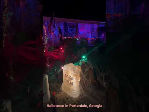 Spookiest House on Halloween in Porterdale Georgia