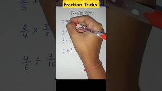 Fraction Maths Tricks ll #maths #mathstricks #shorts #viralvideo #youtubeshorts #basicmathtrick