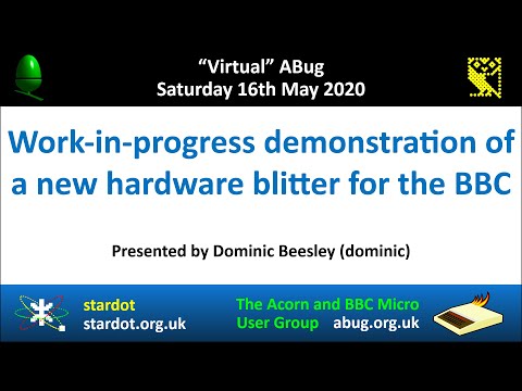 ABug 03: WIP demonstration of a new hardware blitter for the Acorn BBC Micro (Dominic Beesley)