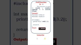 ceil function in c@ensolutions5210 #coding #clanguage #ceil #clanguageforbeginners