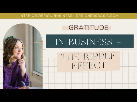 Gratitude in Business - The Ripple Effect