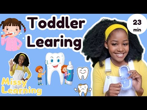 Brush Your Teeth | Healthy Habits for Kids - Learn To Talk - Toddler Learning Video | Words, Speech