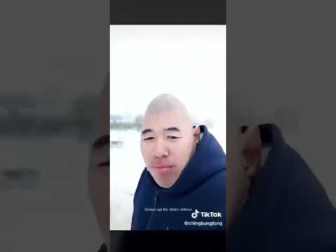 Chinese monk singing
