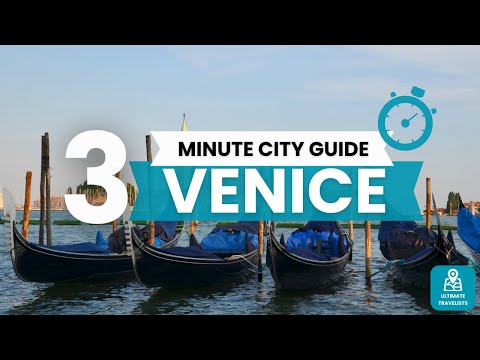 Top Things to do in Venice Italy | 3 minute Venice Travel Guide
