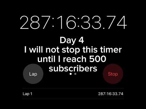 Day 4 of not stopping the timer until 500 subs #trend #youtubeshorts #video #youtubevideos #ytshorts