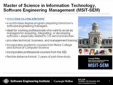 SEI Webinar Series: Panel Discussion About the MSIT-SEM Program