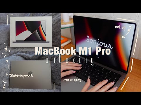 macbook pro 2021 m1 unboxing (relaxing) | first impressions + comparison + apple trade-in process
