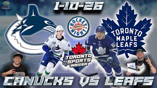 🔴 LIVE Vancouver Canucks vs Toronto Maple Leafs | NHL LIVE Stream Reaction & Play By Play
