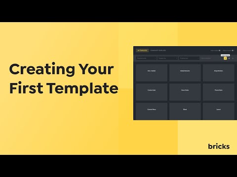 Creating Your First Template | Bricks