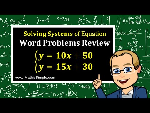 Solving Systems of Equation Word Problems Review | Expressions & Equations | Grade 8