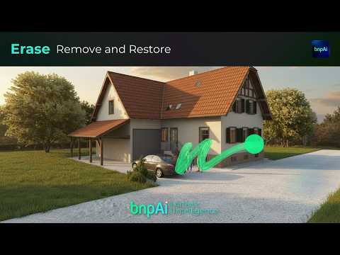 Remove Unwanted Objects from Photos Using AI | Eraser and Orbit Tool | BNP AI Tutorial