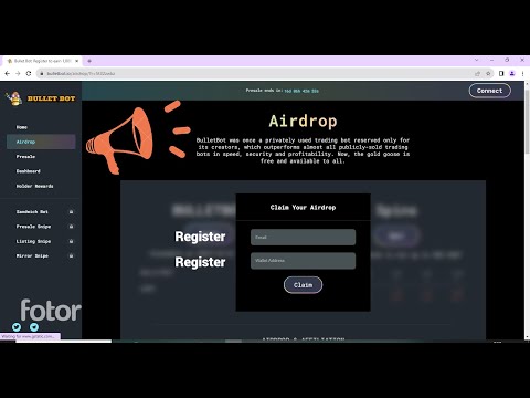 Claim Bullet Bot Airdrop Now!!!!