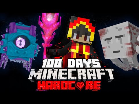 I SURVIVED 100 DAYS AS A WIZARD IN MINECRAFT HARDCORE!!